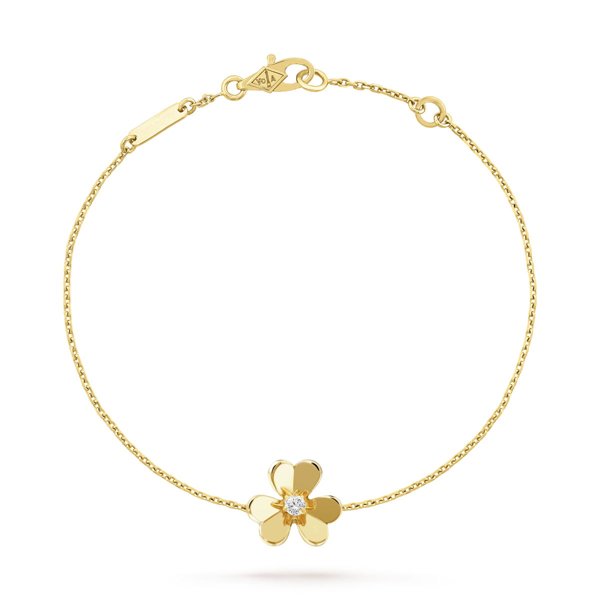 [OAKJURI Jewelry]FRIVOLE GOLD FLOWER PINK MALACHITE BRACELET