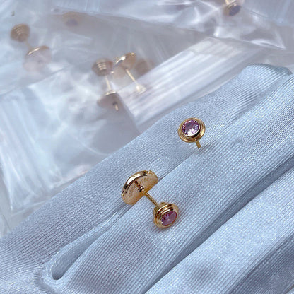 [OAKJURI Jewelry] DAMOUR PING DIAMOND EARRINGS