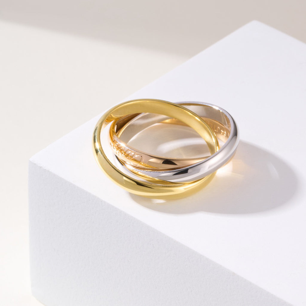 [OAKJURI Jewelry] TRINITY 3.2MM RING COLLECTION