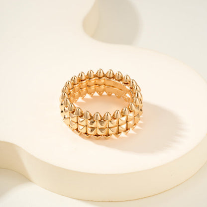 [OAKJURI Jewelry] CLASH 9.2MM DOUBLE ROW RING