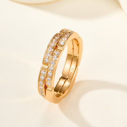 [OAKJURI Jewelry] MAILLON PANTHERE DIAMOND RING