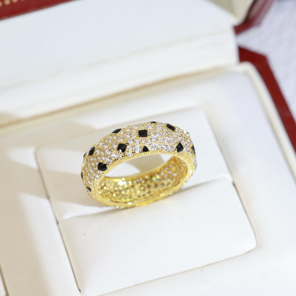 [OAKJURI Jewelry] PANTHERE SPOTTED FULL DIAMOND RING