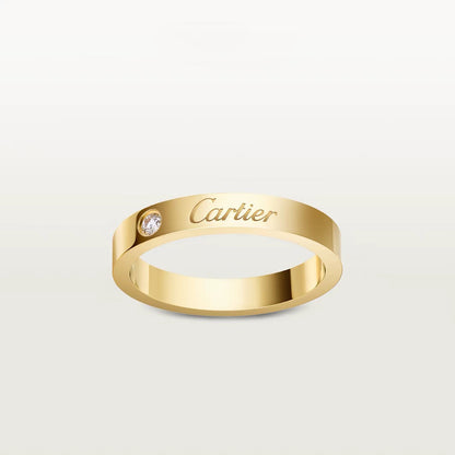 [OAKJURI Jewelry] LOVE RING 4MM 1 DIAMOND