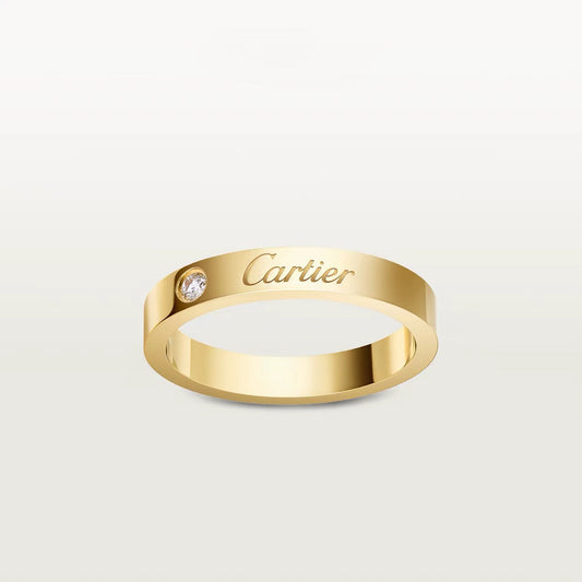 [OAKJURI Jewelry] LOVE RING 4MM 1 DIAMOND