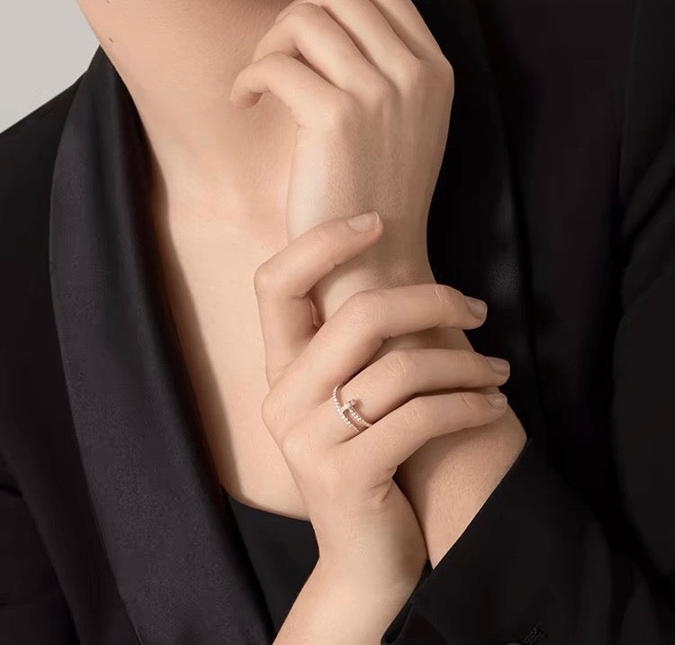 [OAKJURI Jewelry] JUSTE 1.8MM FULL DIAMOND RING