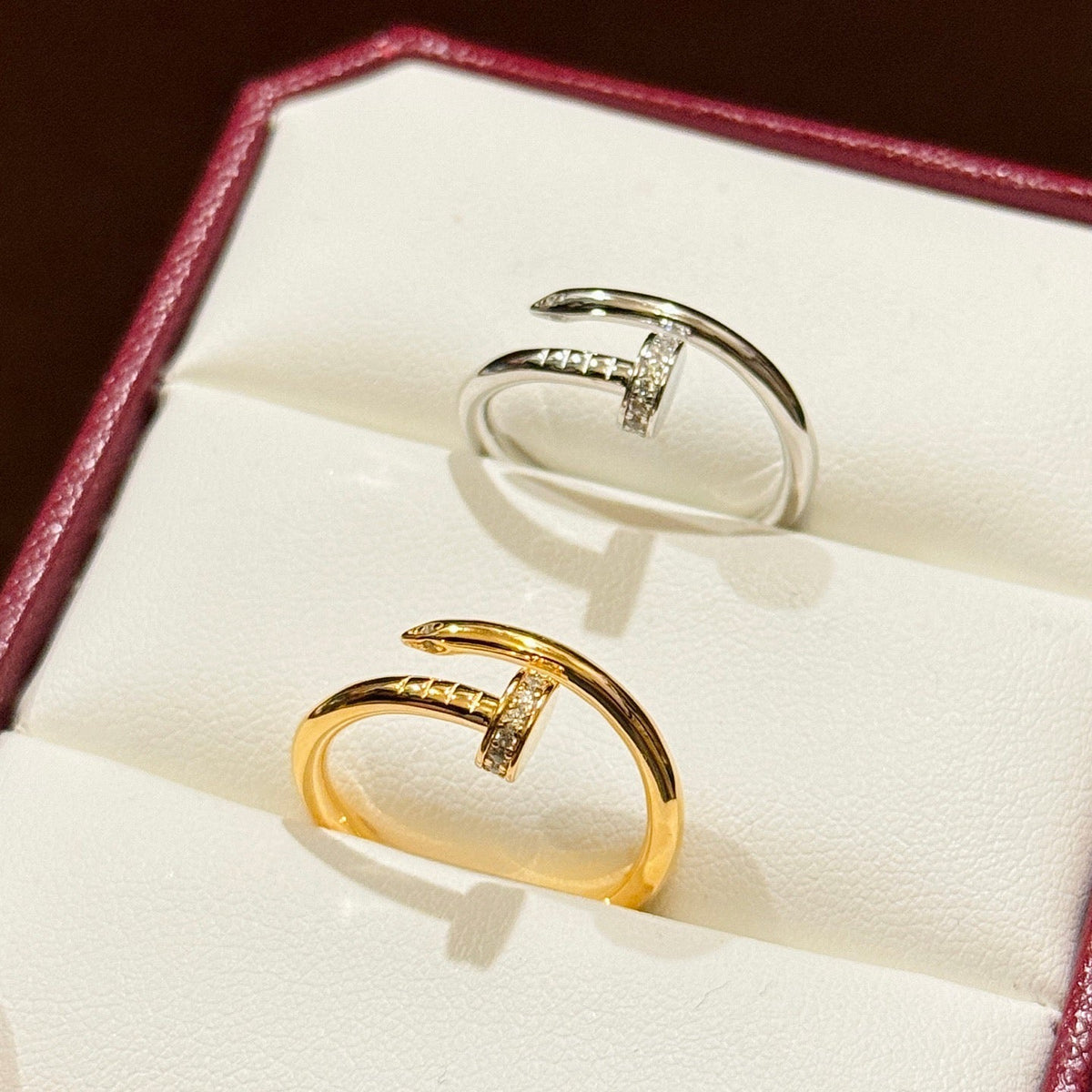 [OAKJURI Jewelry] JUSTE 1.8MM HALF DIAMOND RING