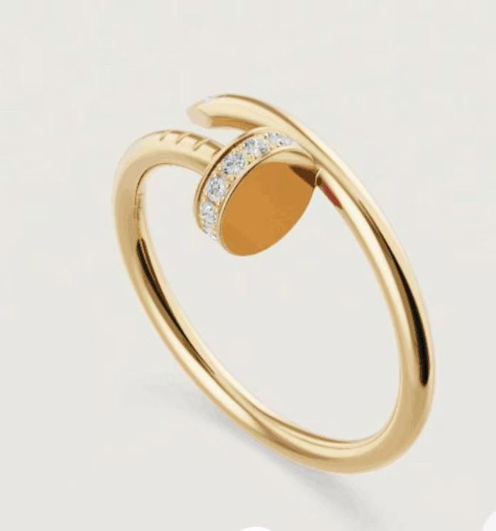 [OAKJURI Jewelry] JUSTE 1.8MM HALF DIAMOND RING