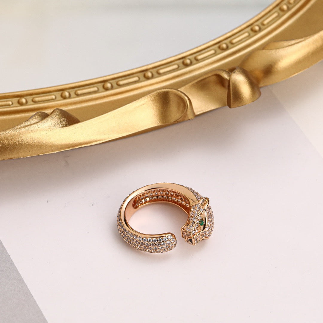 [OAKJURI Jewelry] PANTHERE FULL DIAMOND SMALL RING