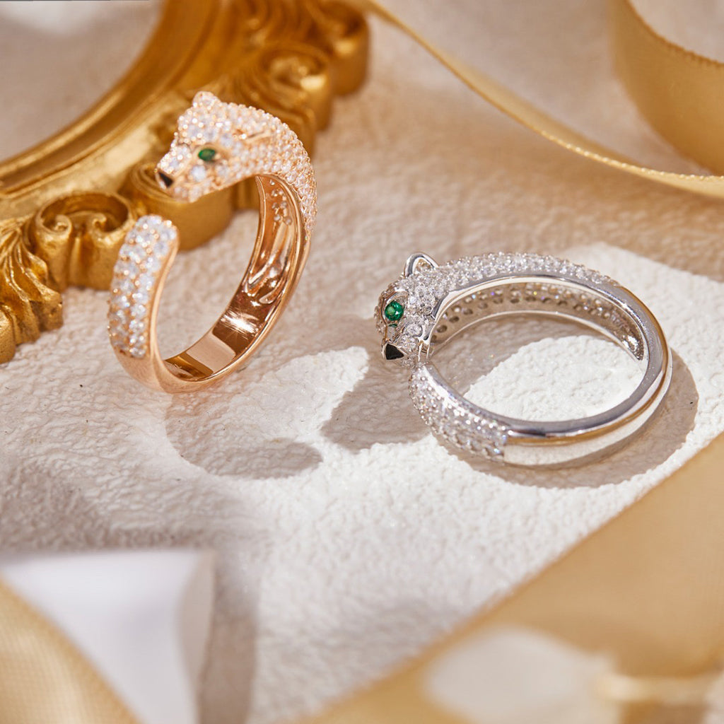 [OAKJURI Jewelry] PANTHERE FULL DIAMOND SMALL RING