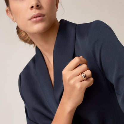 [OAKJURI Jewelry] PANTHERE SPOTTED MEDIUM RING