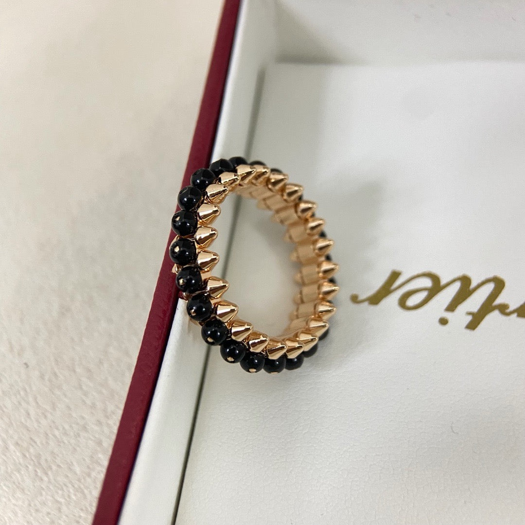 [OAKJURI Jewelry] CLASH 7.9MM AGATE CHALCEDONY RING