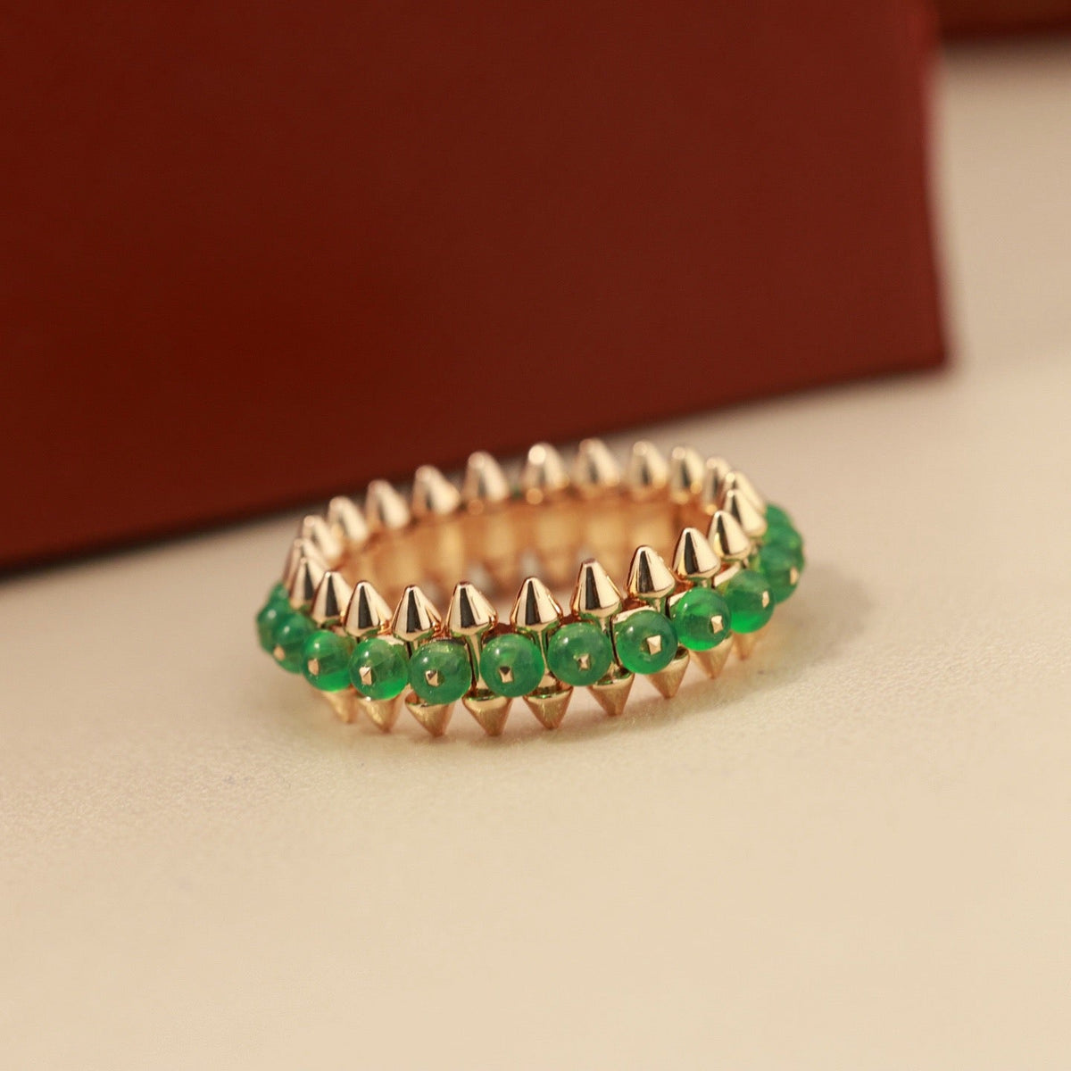[OAKJURI Jewelry] CLASH 7.9MM AGATE CHALCEDONY RING