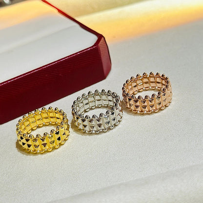[OAKJURI Jewelry] CLASH 9.2MM DOUBLE ROW RING