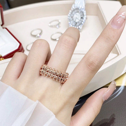 [OAKJURI Jewelry] CLASH 9.2MM DOUBLE ROW RING