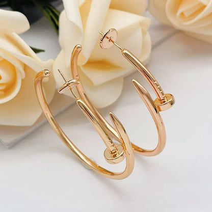 [OAKJURI Jewelry] JUSTE NO DIAMOND LARGE EARRINGS