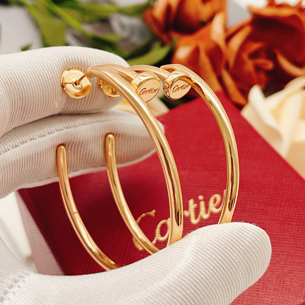 [OAKJURI Jewelry] JUSTE NO DIAMOND LARGE EARRINGS