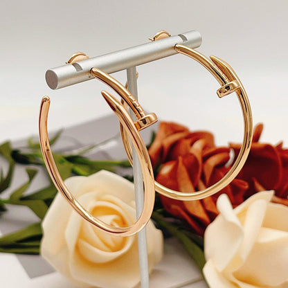 [OAKJURI Jewelry] JUSTE NO DIAMOND LARGE EARRINGS