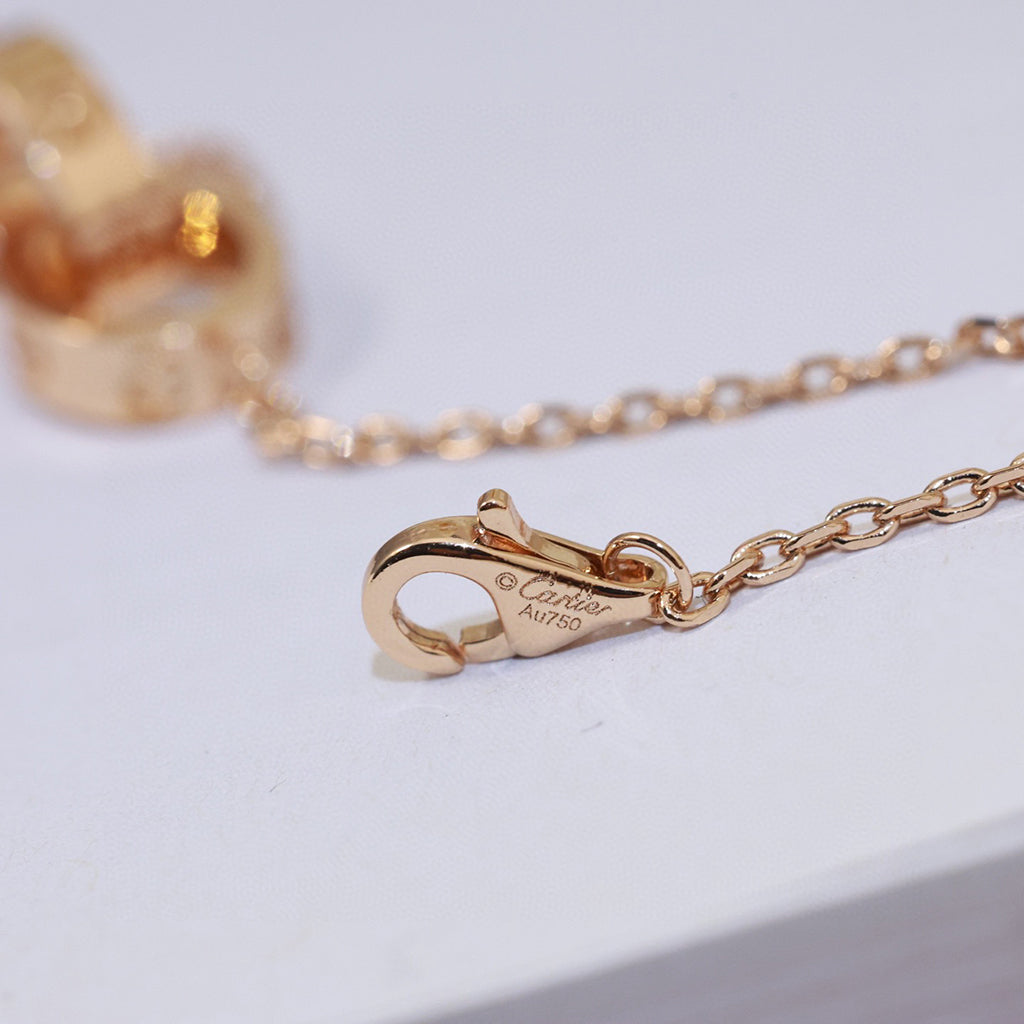 [OAKJURI Jewelry] LOVE DOUBLE RING NECKLACE