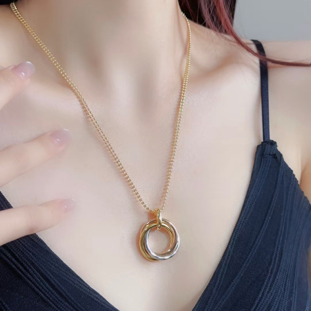 [OAKJURI Jewelry] TRINITY LARGE NECKLACE