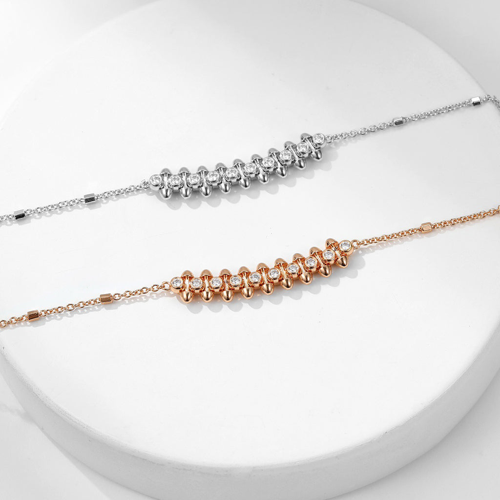 [OAKJURI Jewelry] CLASH  MEDIUM DIAMOND NECKLACE