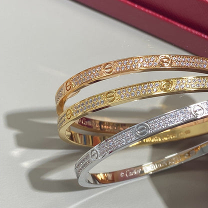 [OAKJURI Jewelry] LOVE BRACELET 3.65MM DIAMOND-PAVED