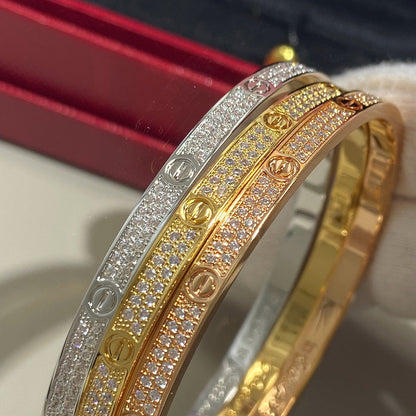 [OAKJURI Jewelry] LOVE BRACELET 3.65MM DIAMOND-PAVED
