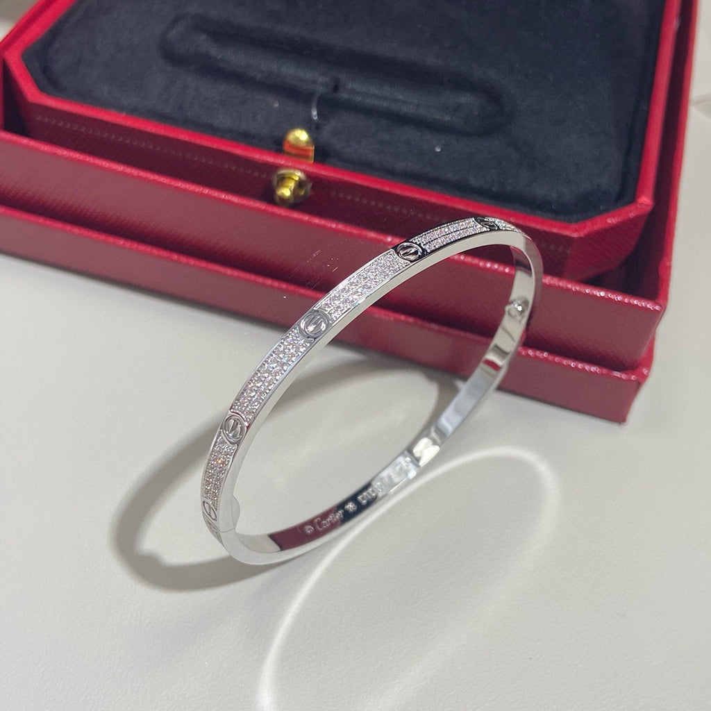 [OAKJURI Jewelry] LOVE BRACELET 3.65MM DIAMOND-PAVED