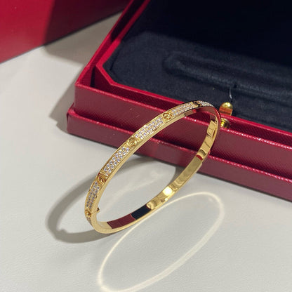 [OAKJURI Jewelry] LOVE BRACELET 3.65MM DIAMOND-PAVED