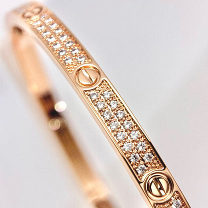 [OAKJURI Jewelry] LOVE BRACELET 3.65MM DIAMOND-PAVED