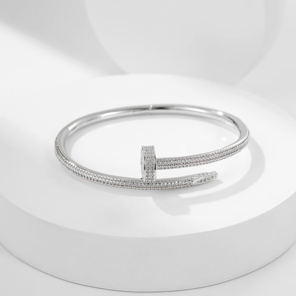 [OAKJURI Jewelry] JUSTE BRACELET 3.5MM ALL DIAMONDS