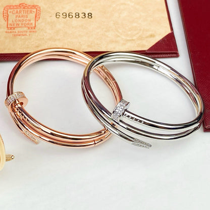[OAKJURI Jewelry] JUSTE BRACELET 3.5MM DOUBLE ROW DIAMOND
