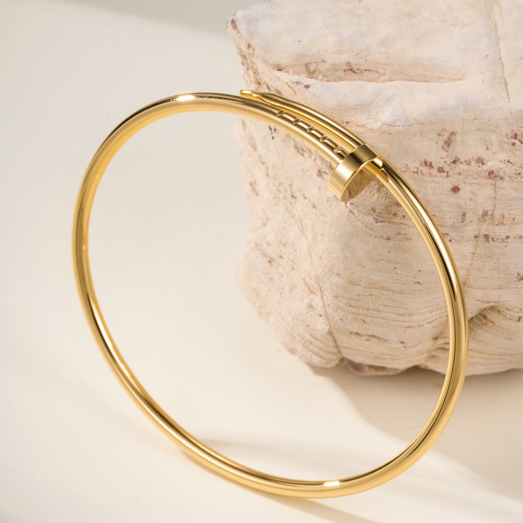 [OAKJURI Jewelry] Clover White Mother-of-Pearl & JUSTE Bracelet Stack Set