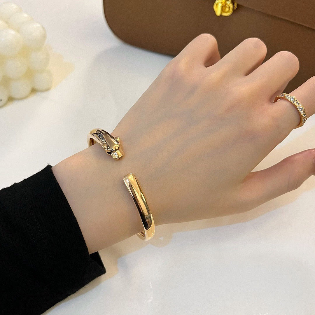 [OAKJURI Jewelry] PANTHERE OPEN BRACELET