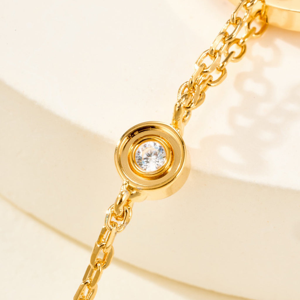[OAKJURI Jewelry] LOVE BRACELET 2 DIAMOND