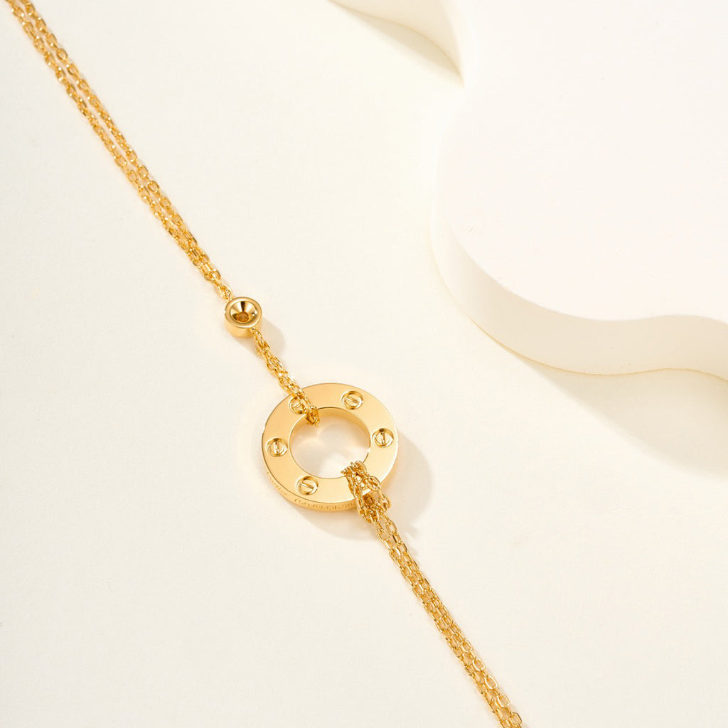[OAKJURI Jewelry] LOVE BRACELET 2 DIAMOND