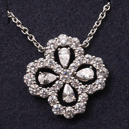 [OAKJURI Jewelry]LOOP NECKLACE FULL MOTIF DIAMOND 16MM MULTIPLE COLORS