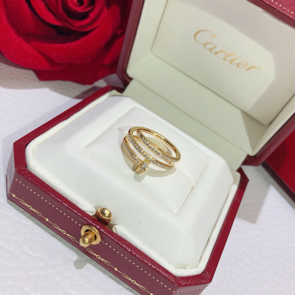 [OAKJURI Jewelry] JUSTE RING 4.8MM FULL DIAMOND