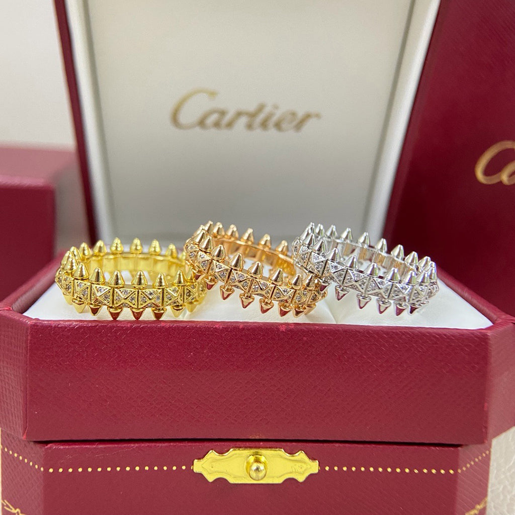 [OAKJURI Jewelry] CLASH 6.4MM SMALL FULL DIAMOND RING