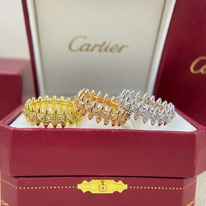 [OAKJURI Jewelry] CLASH 6.4MM SMALL FULL DIAMOND RING