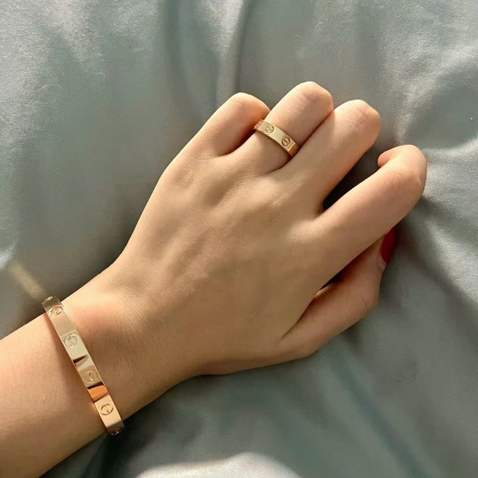 [OAKJURI Jewelry] LOVE RING 3.6 MM NO DIAMOND