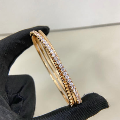 [OAKJURI Jewelry] ETINCELLE HALF-PAVED DIAMOND BRACELET