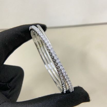 [OAKJURI Jewelry] ETINCELLE HALF-PAVED DIAMOND BRACELET