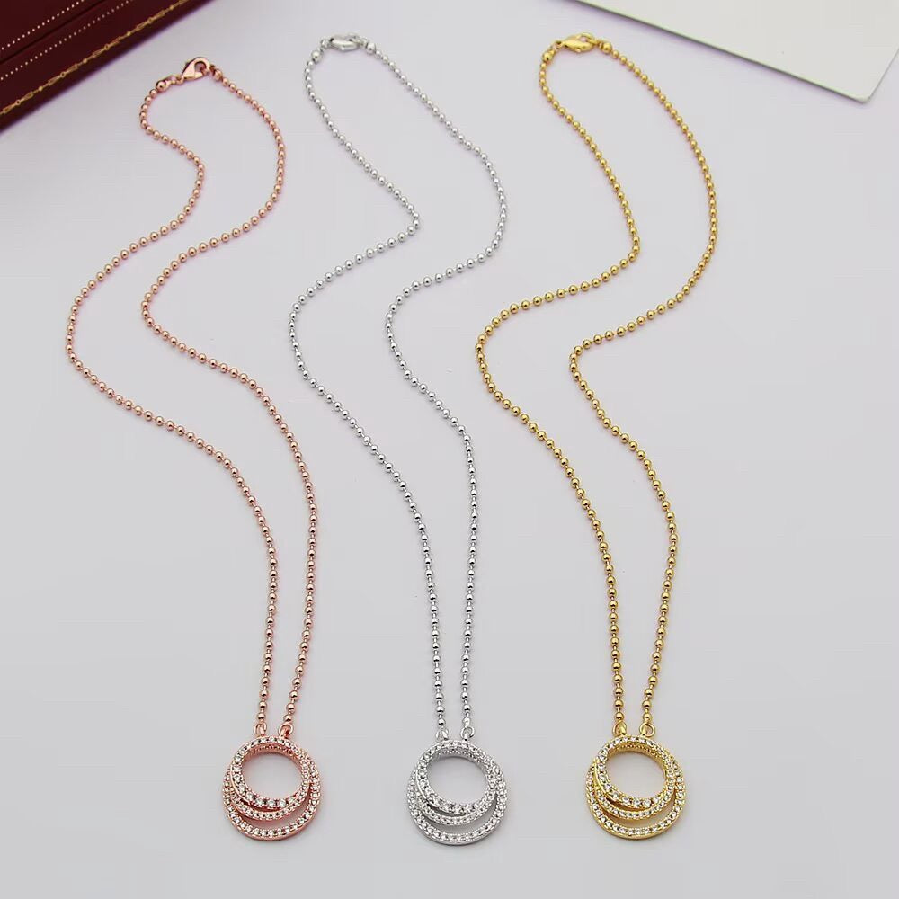 [OAKJURI Jewelry] ETINCELLE  FULL DIAMOND NECKLACE