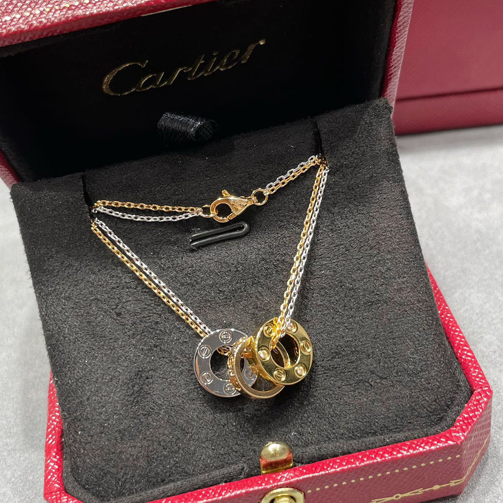 [OAKJURI Jewelry] LOVE 6 DIAMOND PENDANT NECKLACE