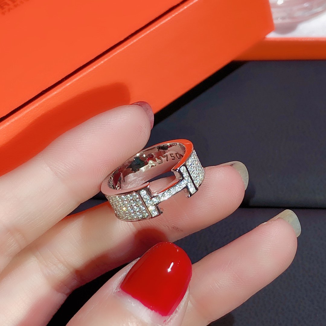 [OAKJURI Jewelry]H RING FULL DIAMOND