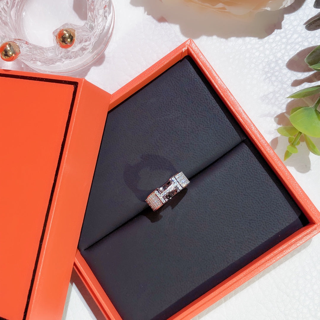 [OAKJURI Jewelry]H RING FULL DIAMOND