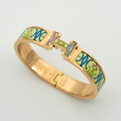 [OAKJURI Jewelry]H BRACELET BEIGE MULTICOLOR