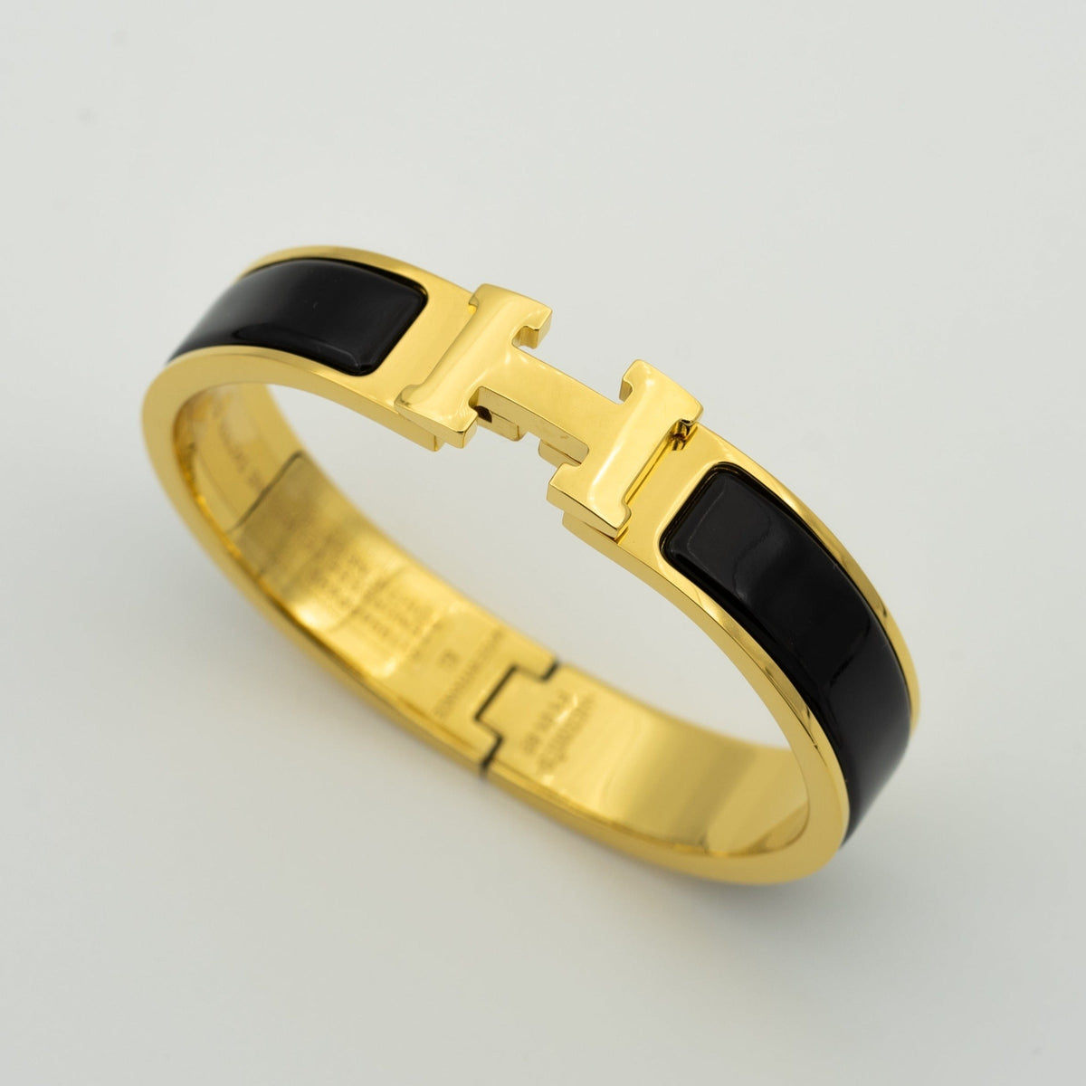 [OAKJURI Jewelry]H BLACK BRACELET