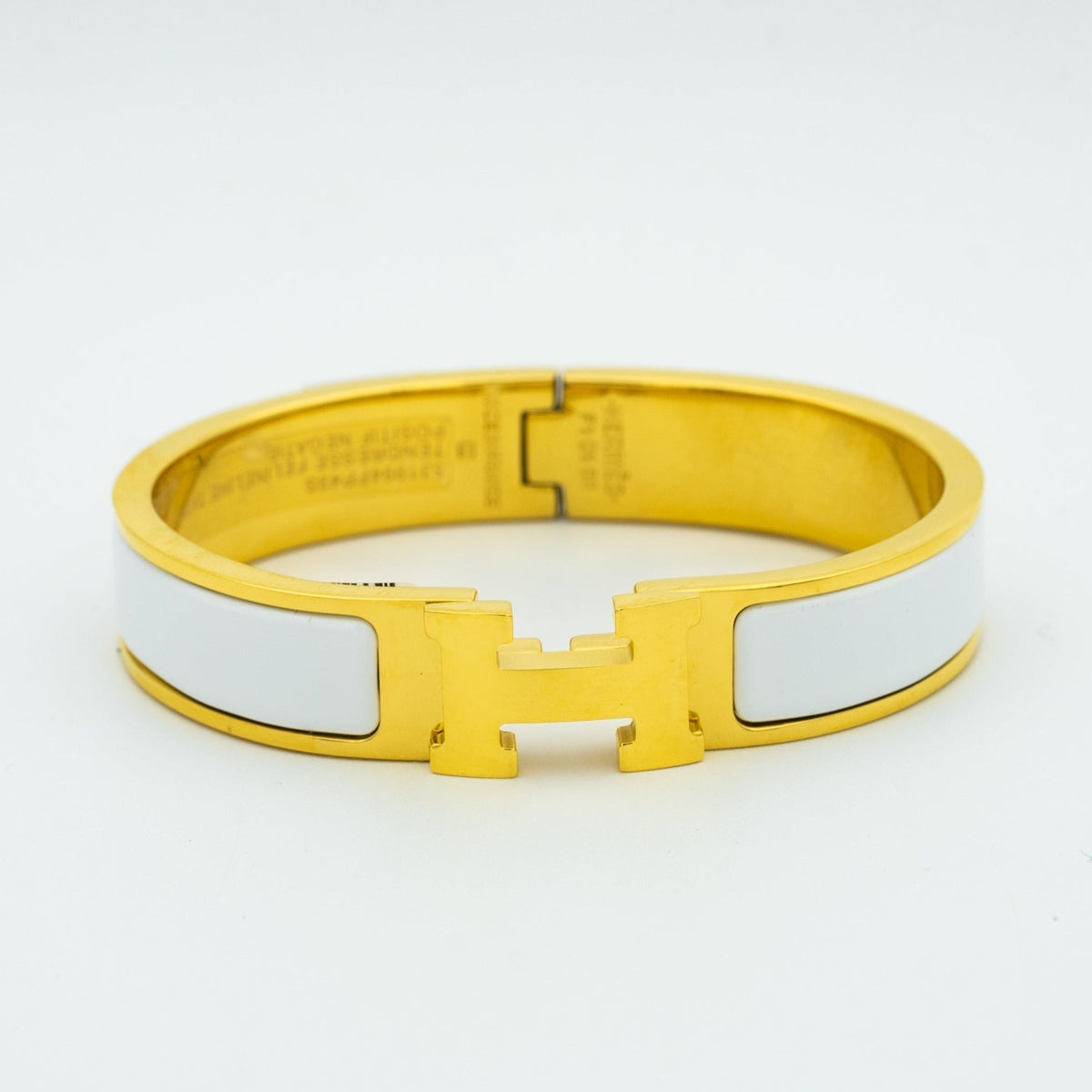 [OAKJURI Jewelry]H WHITE BRACELET