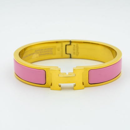 [OAKJURI Jewelry]H PINK BRACELET